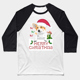 Merry Christmas Pembroke Welsh Corgi! Especially for Corgi Dog Lovers! Baseball T-Shirt